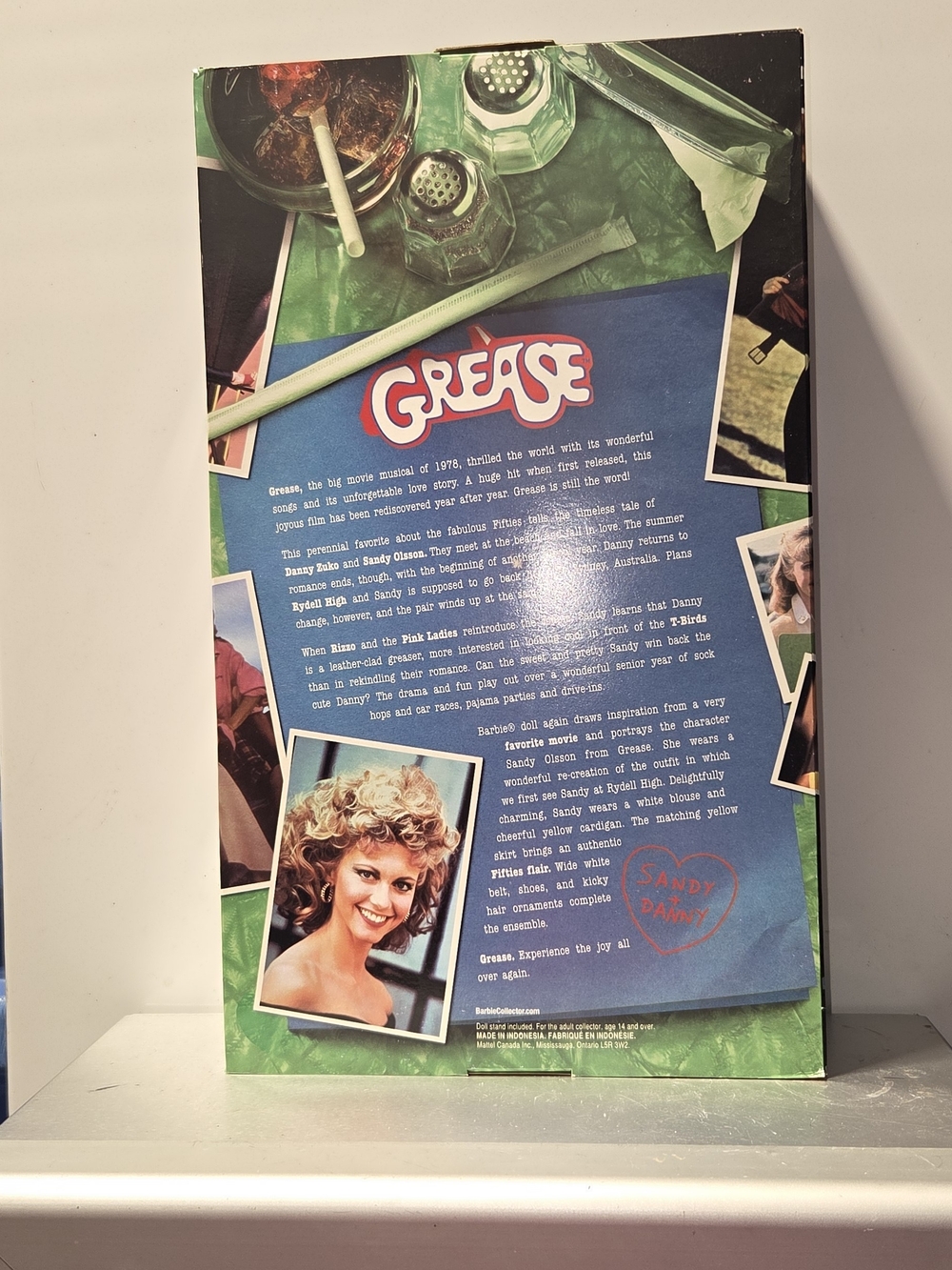 Barbie as Sandy from Grease Tell Me More Collector Doll 2004 Mattel C4773 - Picture 3 of 6